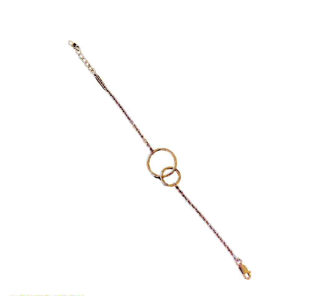 Sabyavi Entwined Circle Chain Bracelet Sterling Silver