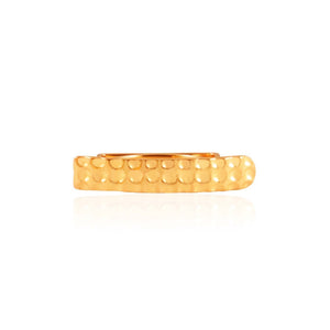 Sabyavi Ring Gold Horizontal Bar Ring Sterling Silver