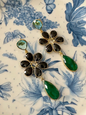 Sabyavi Earrings Floral Fashion Earrings
