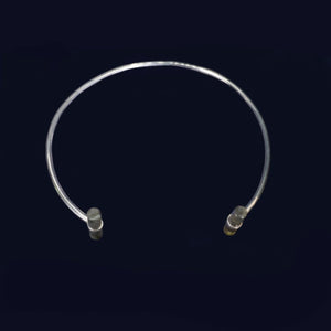 Sabyavi Body Jewellery Labradorite Torque Collar Sterling Silver