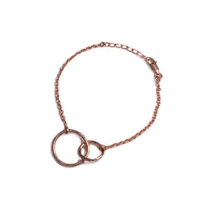 Sabyavi Entwined Circle Chain Bracelet Sterling Silver