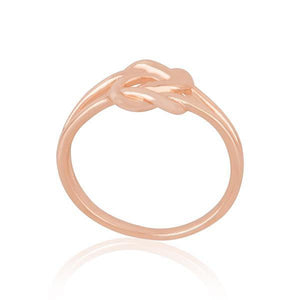 Sabyavi Ring Gold True Lover's Knot Ring Sterling Silver